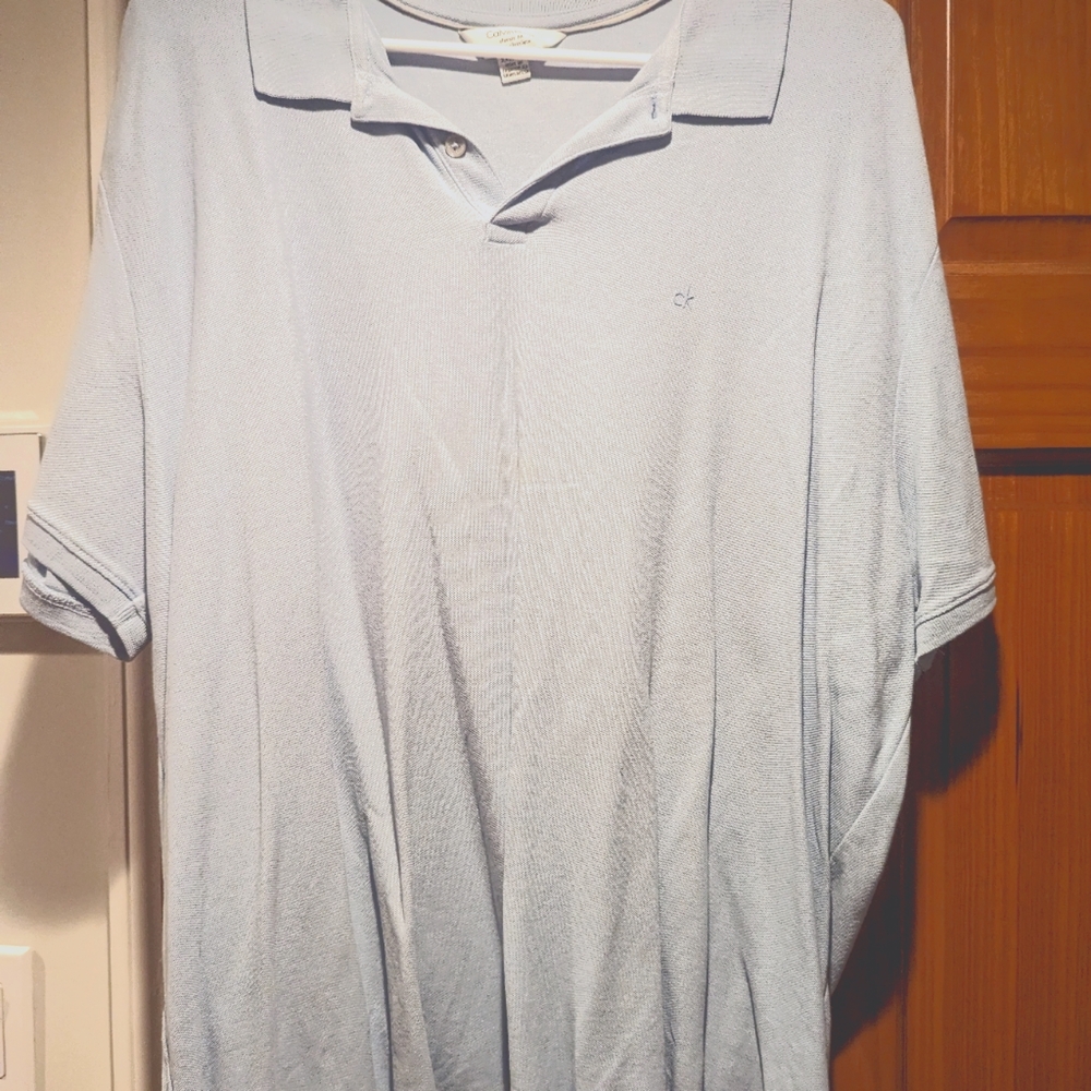 Blue collar shirt, Calvin Klein xxl